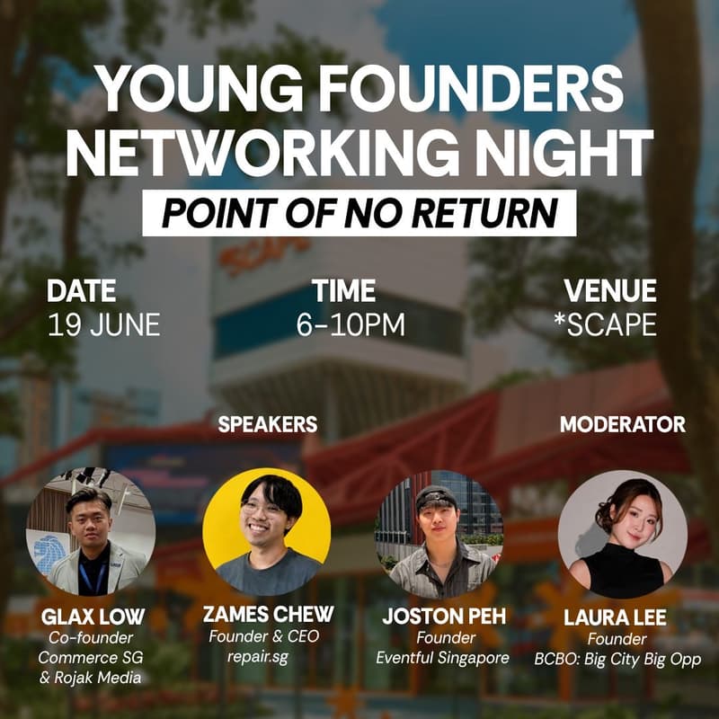 Cover Image for Young Founders Night v6: Point Of No Return