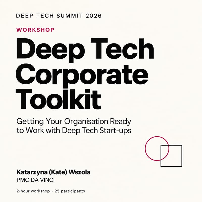 Cover Image for Deep Tech Corporate Toolkit: Getting Your Organisation Ready to Work with Deep Tech Start-ups