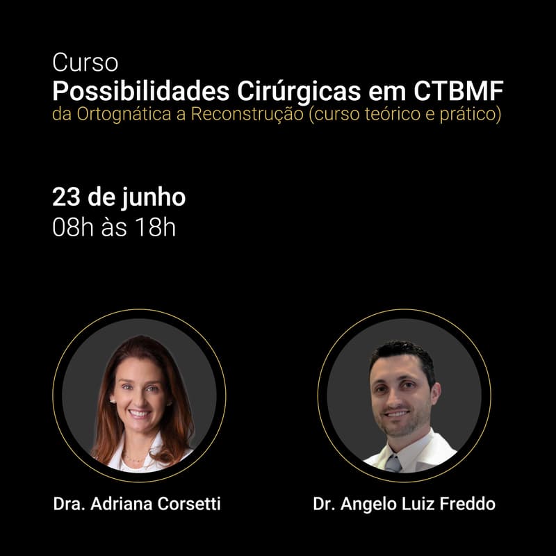 Cover Image for Possibilidades cirúrgicas em CTBMF: da Ortognática a reconstrução (curso teórico e prático)