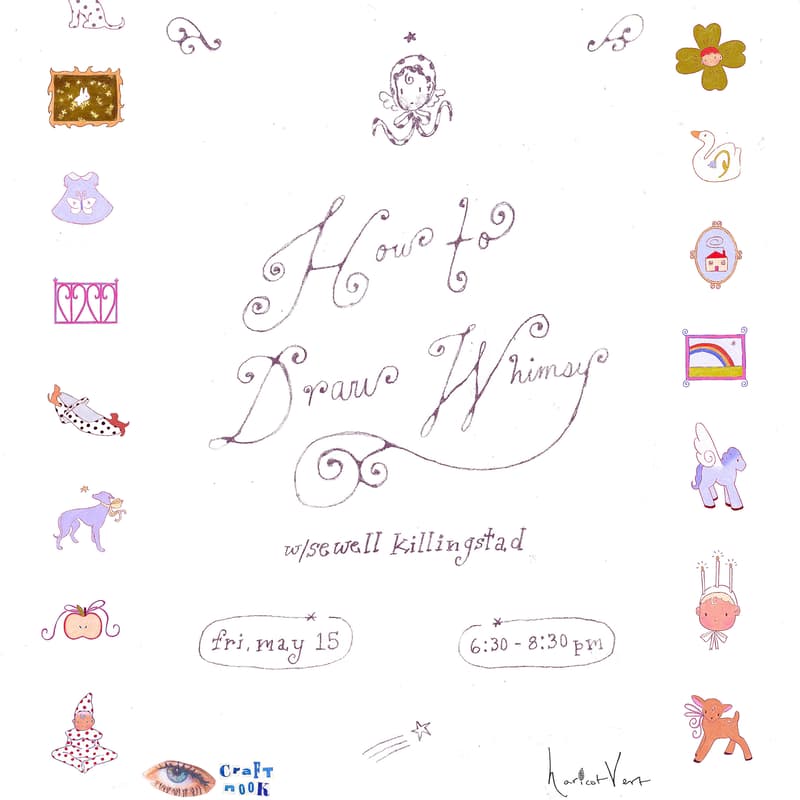 Cover Image for how to draw whimsy w/ @sewellkillingstad