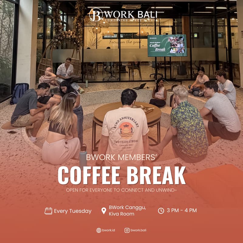 Cover Image for BWork Members Coffee Break!