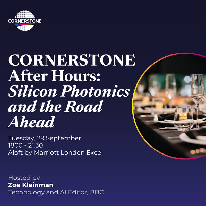 Cover Image for CORNERSTONE After Hours: Silicon Photonics and the Road Ahead