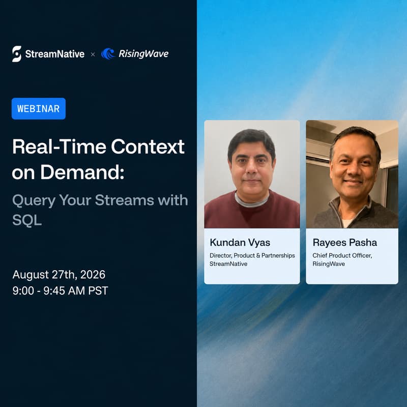 Cover Image for Real-Time Context on Demand: Query Your Streams with SQL