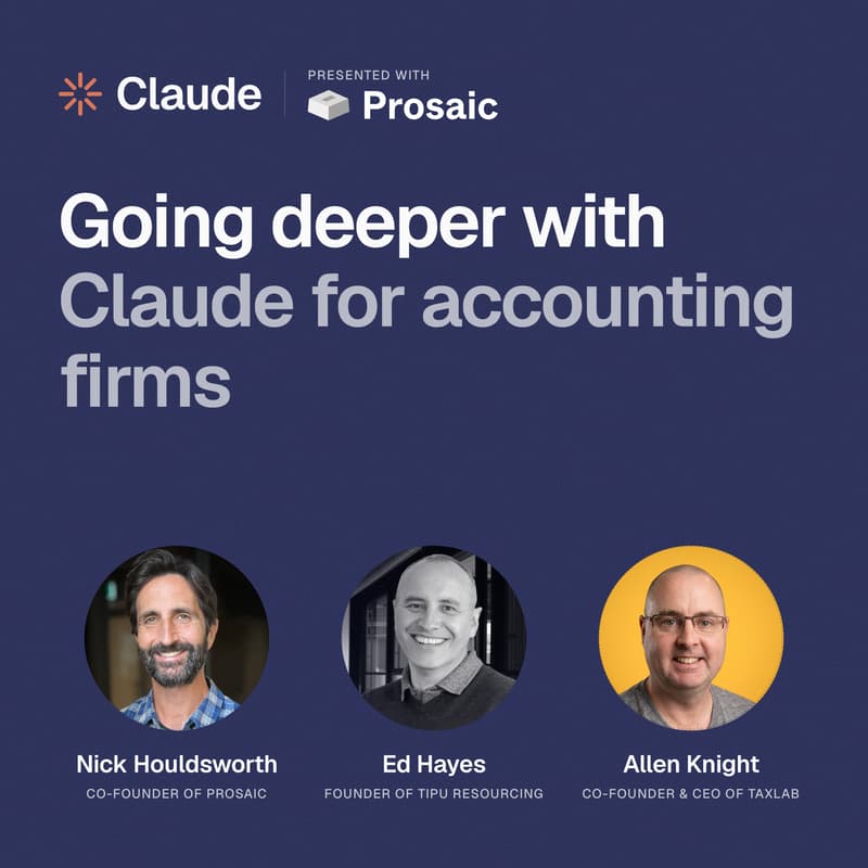 Cover Image for Going Deeper with Claude for Accounting Firms