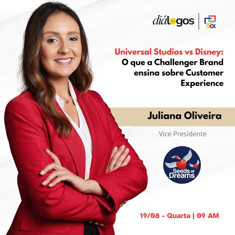 Cover Image for Diálogos | ACX Ep. #28 - Universal Studios vs Disney: O que a Challenger Brand ensina sobre CX