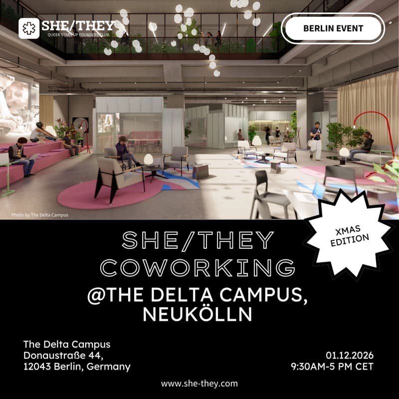 Cover Image for SHE/THEY Berlin – Xmas Coworking @The Delta Campus
