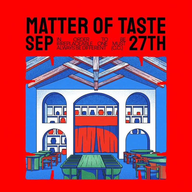 Cover Image for MATTER OF TASTE