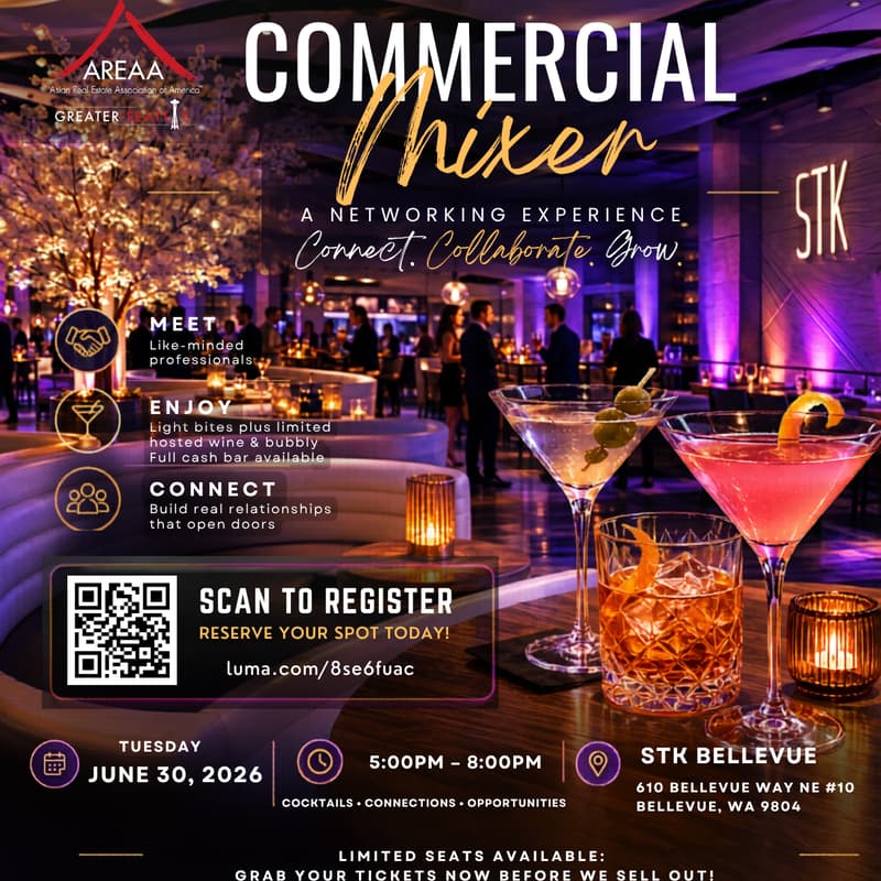 Cover Image for COMMERCIAL MIXER by AREAA Greater Seattle