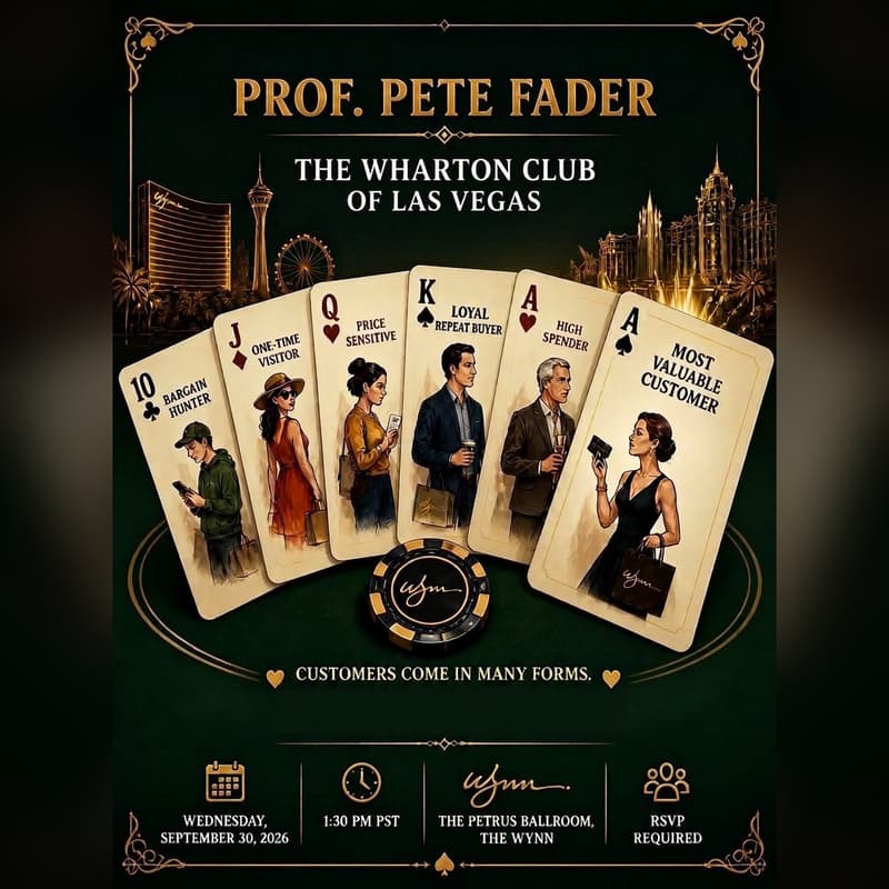 Cover Image for An Afternoon with Prof. Pete Fader