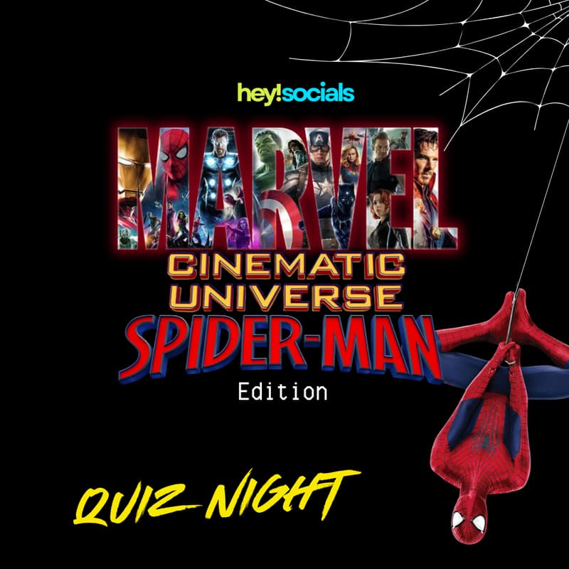 Cover Image for Marvel Cinematic Universe Quiz Night: Spider-Man Edition (Saturday, Aug. 15 | 7PM)