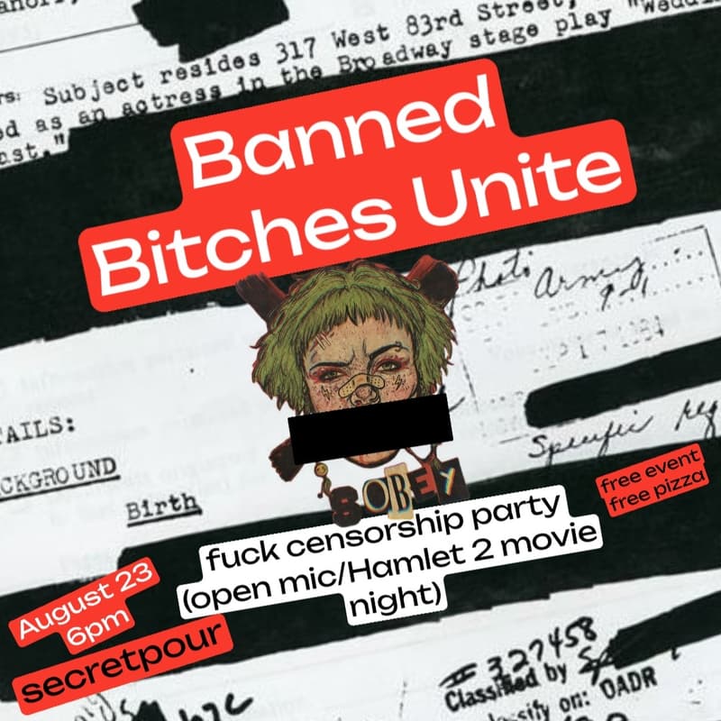 Cover Image for Banned Bitches Unite (Fuck Censorship Party)