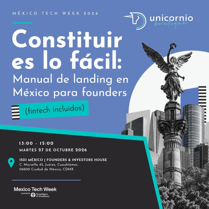 Cover Image for Constituir es lo fácil: manual de landing en México para founders (fintech incluidos)