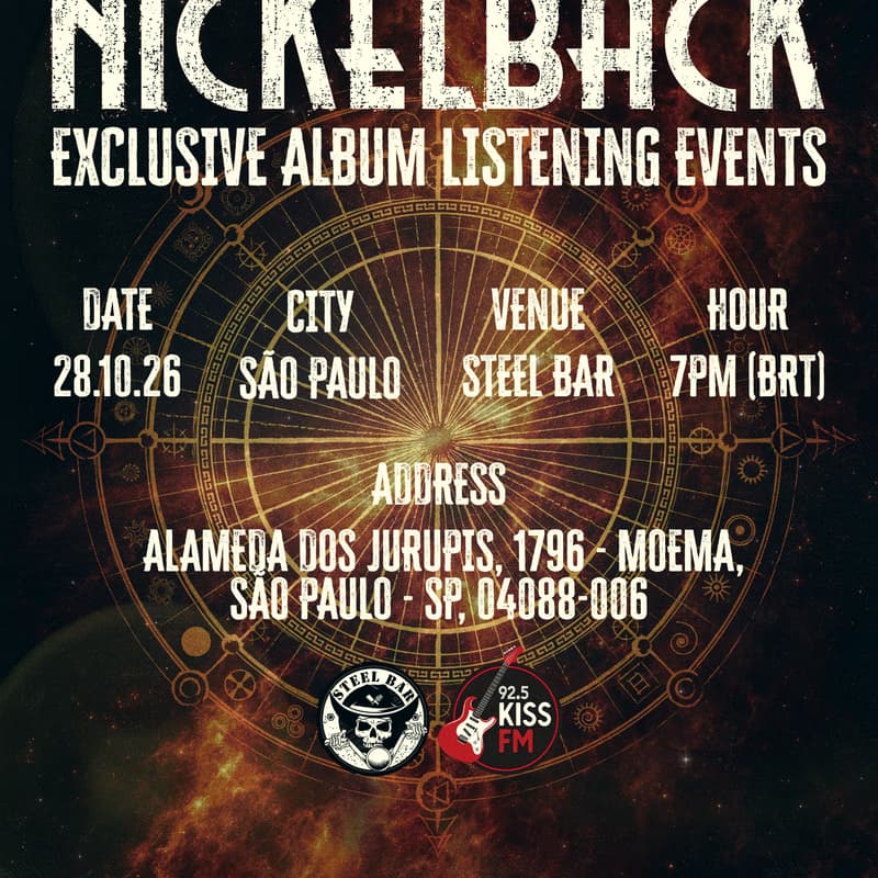 Cover Image for Nickelback: Album Listening Session Sao Paulo