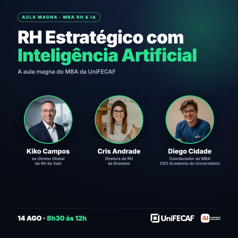 Cover Image for RH Estratégico com Inteligência Artificial: a aula inaugural