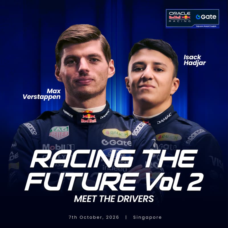 Cover Image for Meet Max Verstappen & Isack Hadjar "Gate x ORBR : Racing the Future Vol.2"