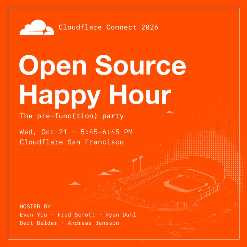 Cover Image for Cloudflare Open Source Happy Hour: The Pre-func(tion) Party