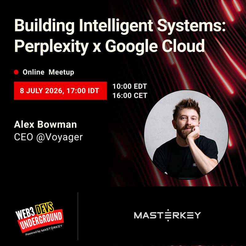 Cover Image for Building Intelligent Systems: Perplexity x Google Cloud | Web3 Devs underground