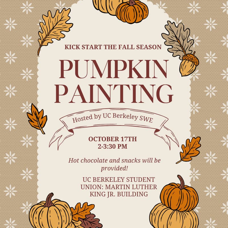 Cover Image for SWE Pumpkin Painting!