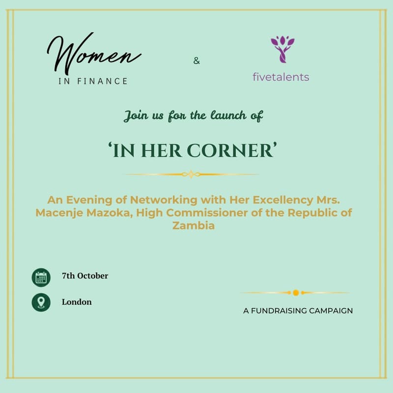 Cover Image for Women, Wealth & Empowerment - An evening in support of Five Talents
