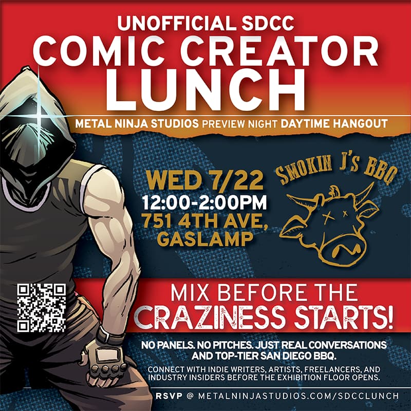 Cover Image for Welcome to SDCC 2026: Unofficial Indie Comic Creator Lunch