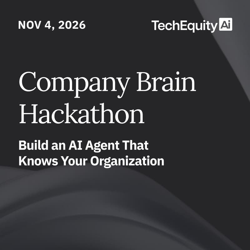 Cover Image for Company Brain Hackathon: Build an AI Agent That Knows Your Organization