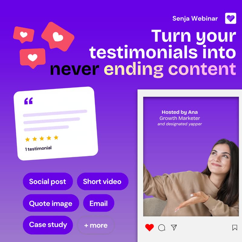 Cover Image for Turn your testimonials into never ending content