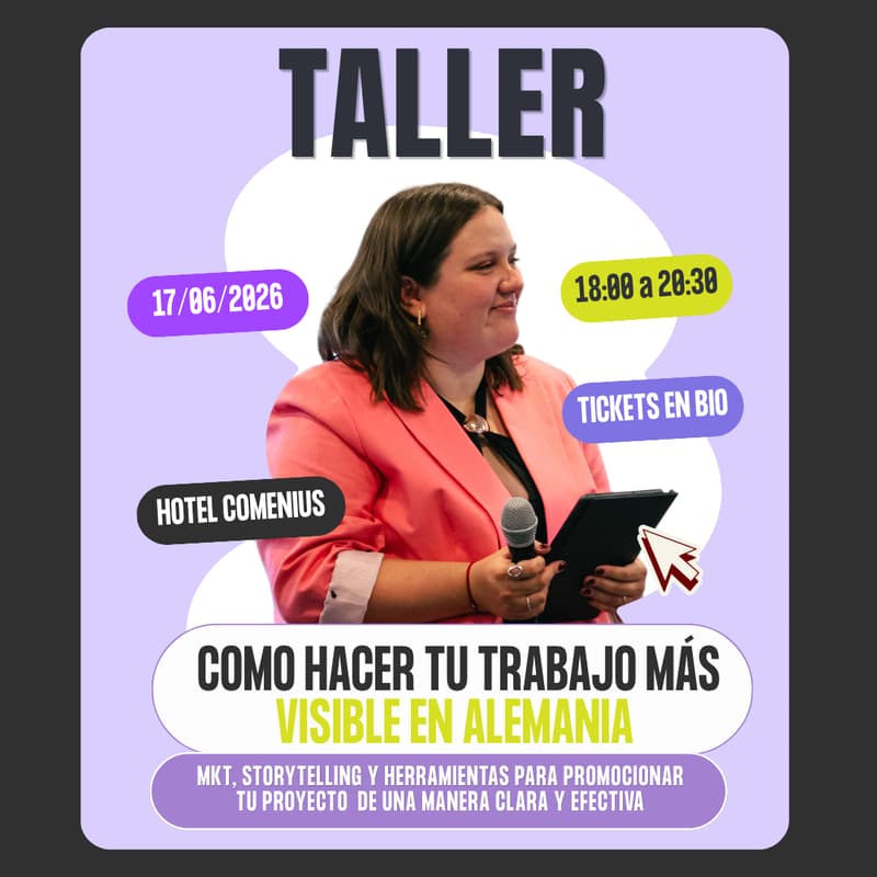 Cover Image for Workshop: Cómo hacer visible tu trabajo en Alemania