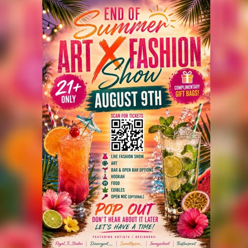 Cover Image for END OF SUMMER Art+Fashion EXPERIENCE