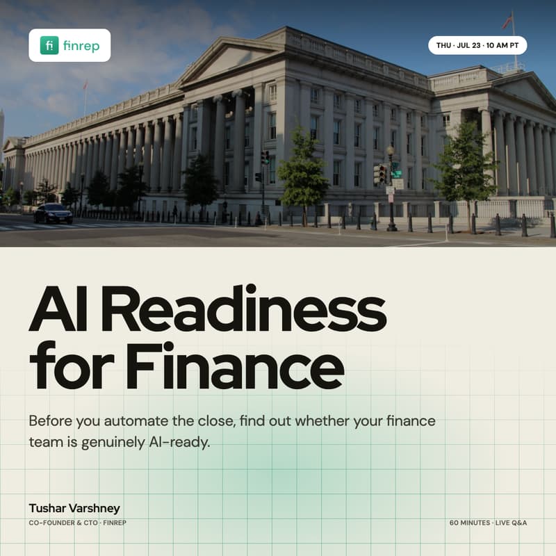 Cover Image for AI Readiness for Finance Teams: A Working Session