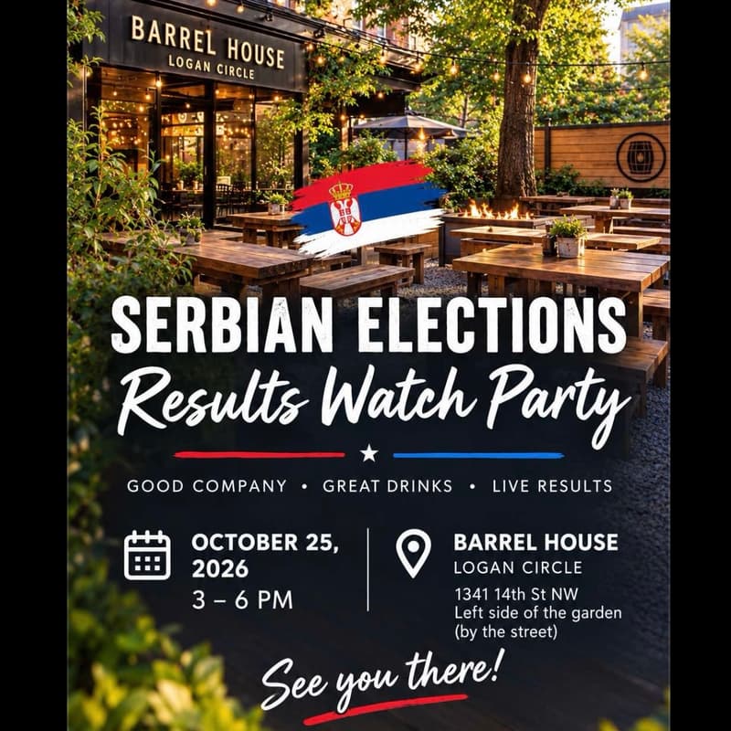 Cover Image for Serbian Elections Results Watch Party
