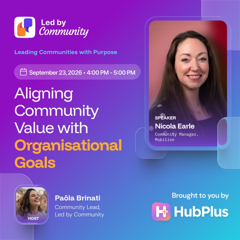 Cover Image for Aligning Community Value with Organisational Goals