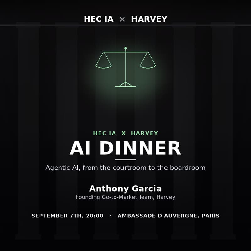 Cover Image for HEC IA X Harvey AI Dinner