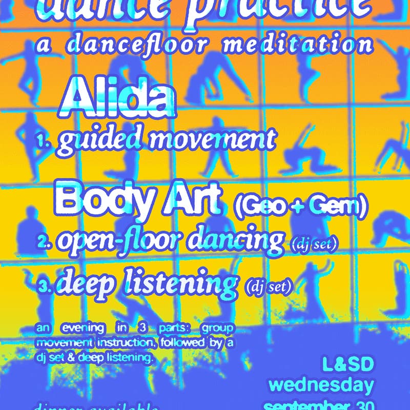 Cover Image for dance practice: Alida + Body Art (Geo + Gem)