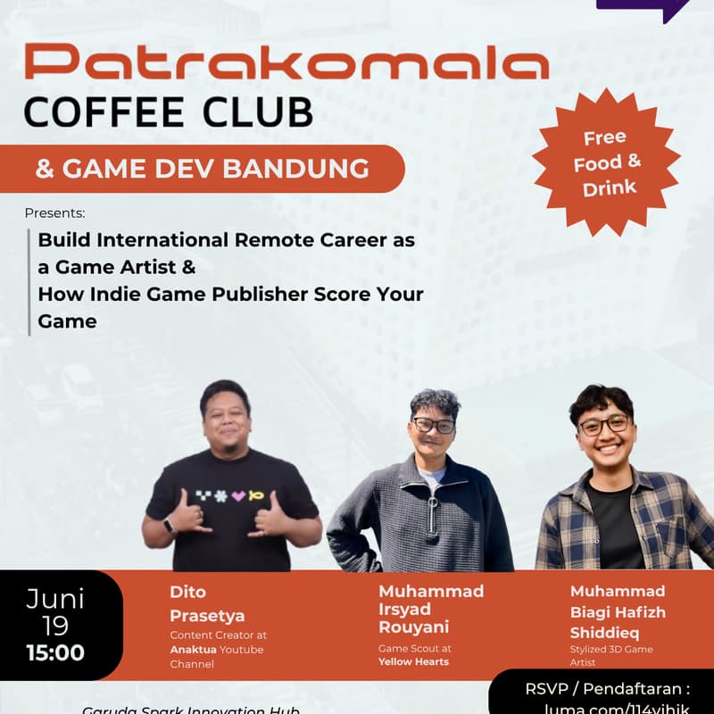 Cover Image for PCC Game Dev Talk - Juni 2026