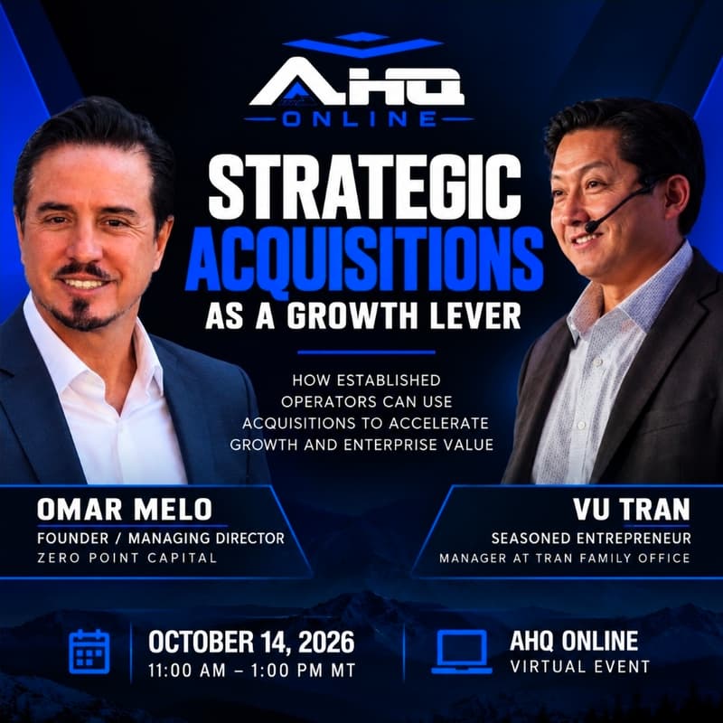 Cover Image for Strategic Acquisitions as a Growth Lever: How established operators can use acquisitions to accelerate growth and enterprise value