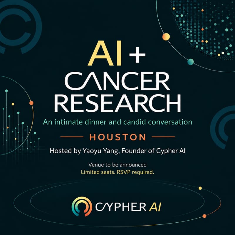 Cover Image for AI & Cancer Research — A Dinner Conversation with Cypher AI
