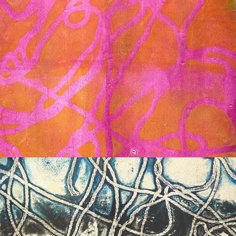 Cover Image for Textures & Markmaking on the Gelli Plate
