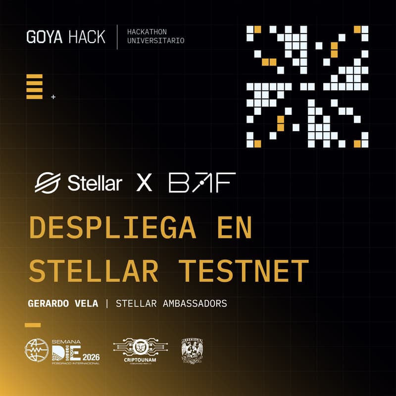 Cover Image for Stellar - Contratos Inteligentes, Wallets y despliegue en Testnet