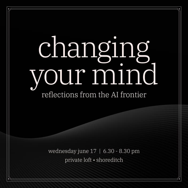 Cover Image for AI Salon: Changing Your Mind