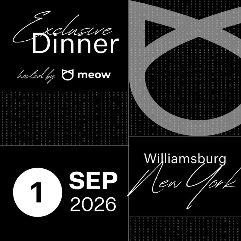 Cover Image for Exclusive Dinner hosted by Meow