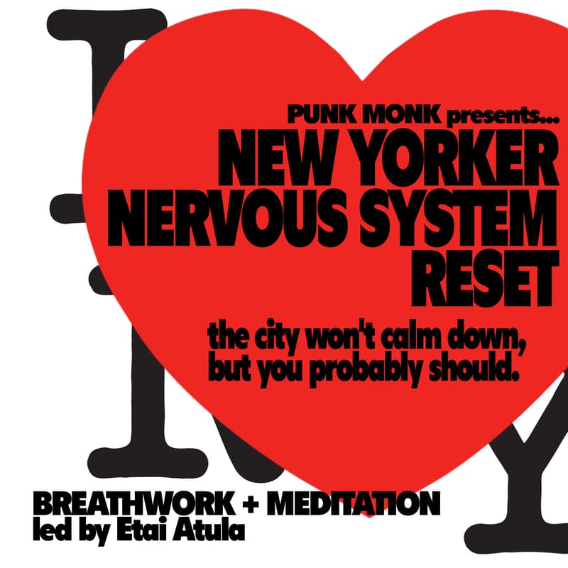 Cover Image for New Yorker Nervous System Reset: Breathwork + Meditation led by Etai Atula
