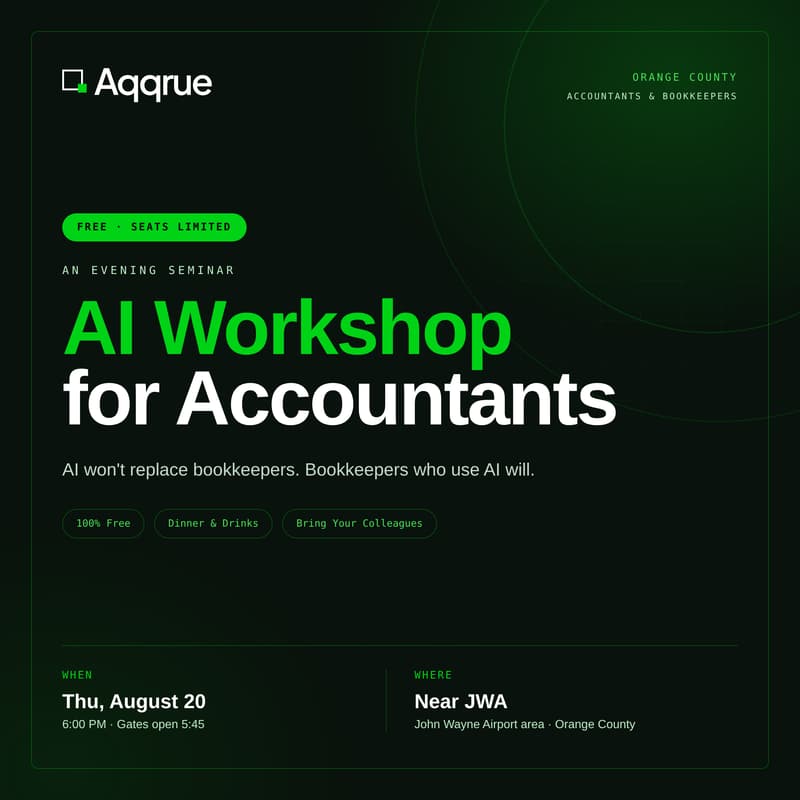 Cover Image for AI Workshop for Accountants