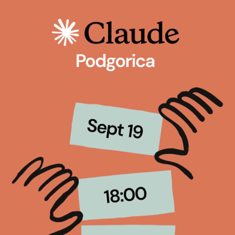 Cover Image for Podgorica | Claude Meetup