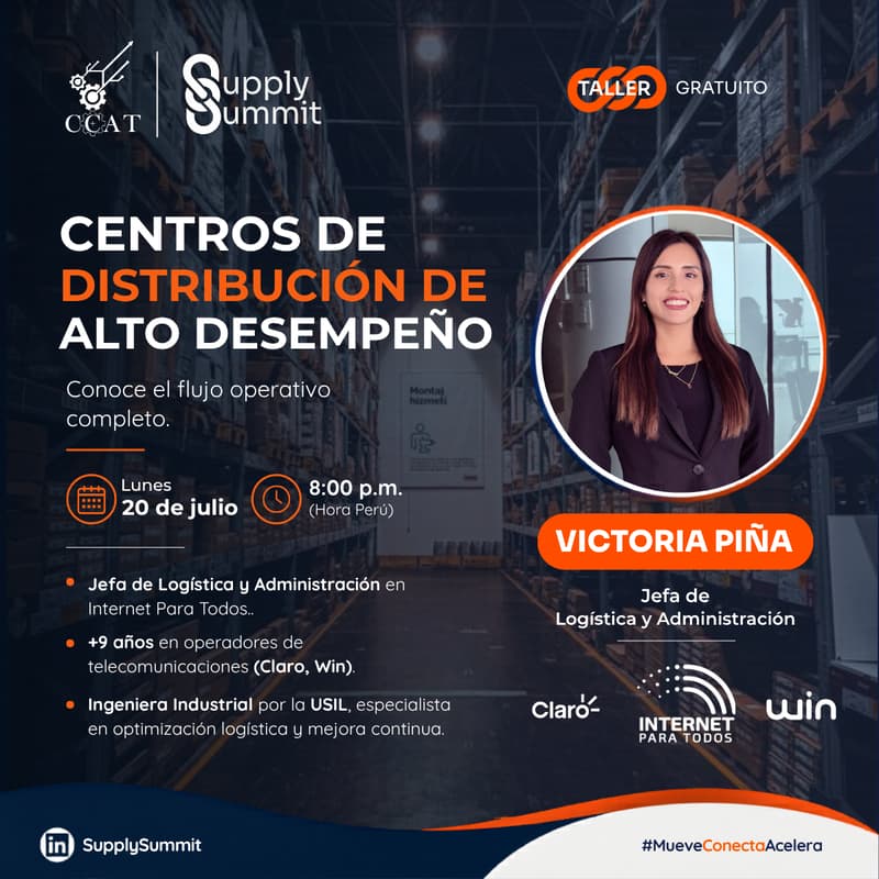 Cover Image for Centro de distribución de Alto desempeño | Taller en vivo