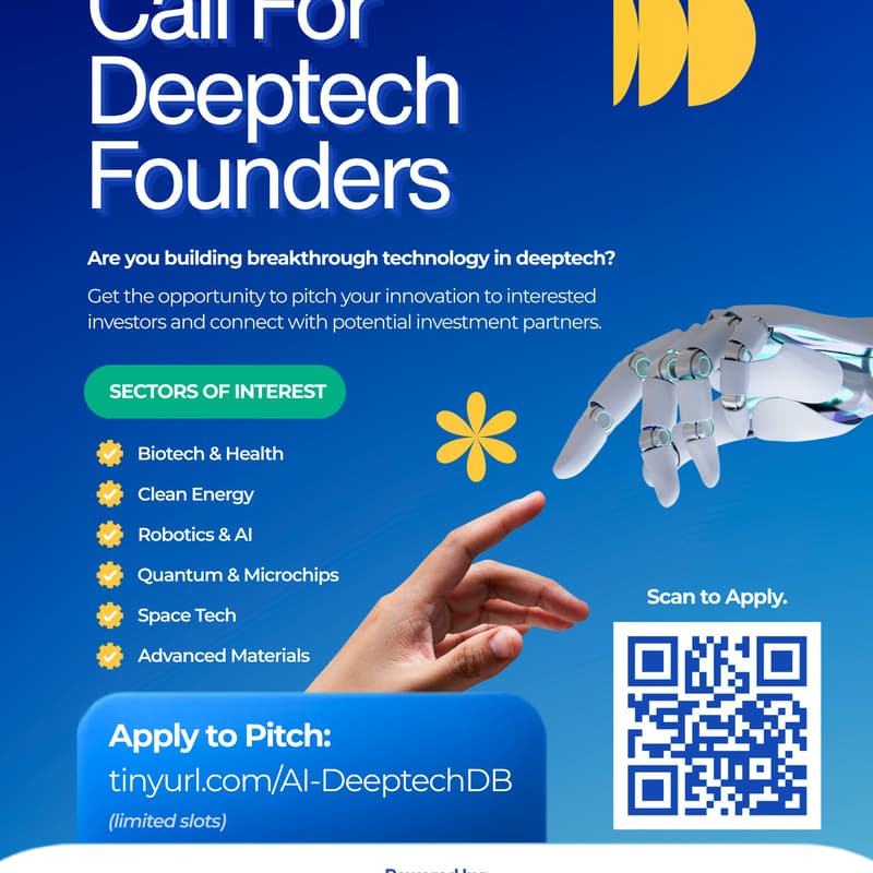 Cover Image for Call for Deeptech Founders ๐