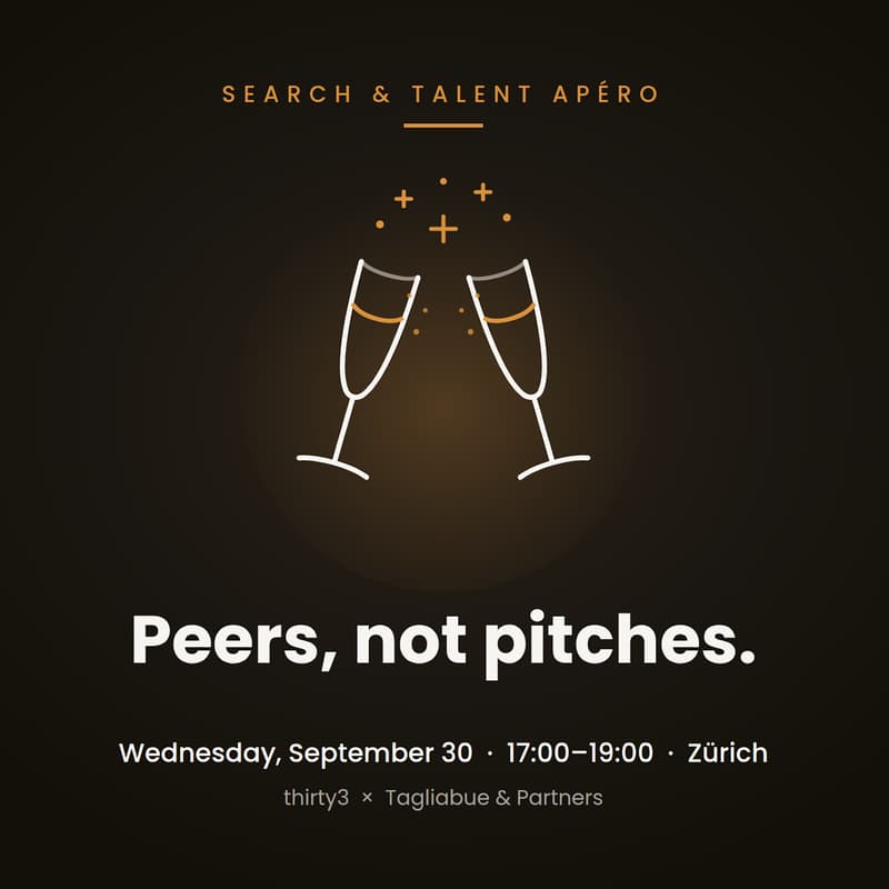 Cover Image for Search & Talent Apéro — Zürich