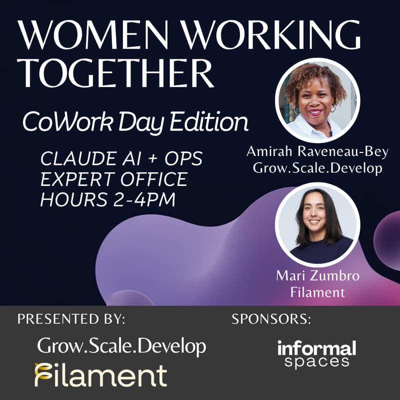 Cover Image for Women Working Together - AI CoWork Day Edition