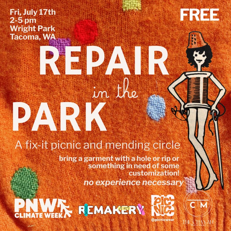 Cover Image for Repair in the Park: A fix-it picnic and mending circle