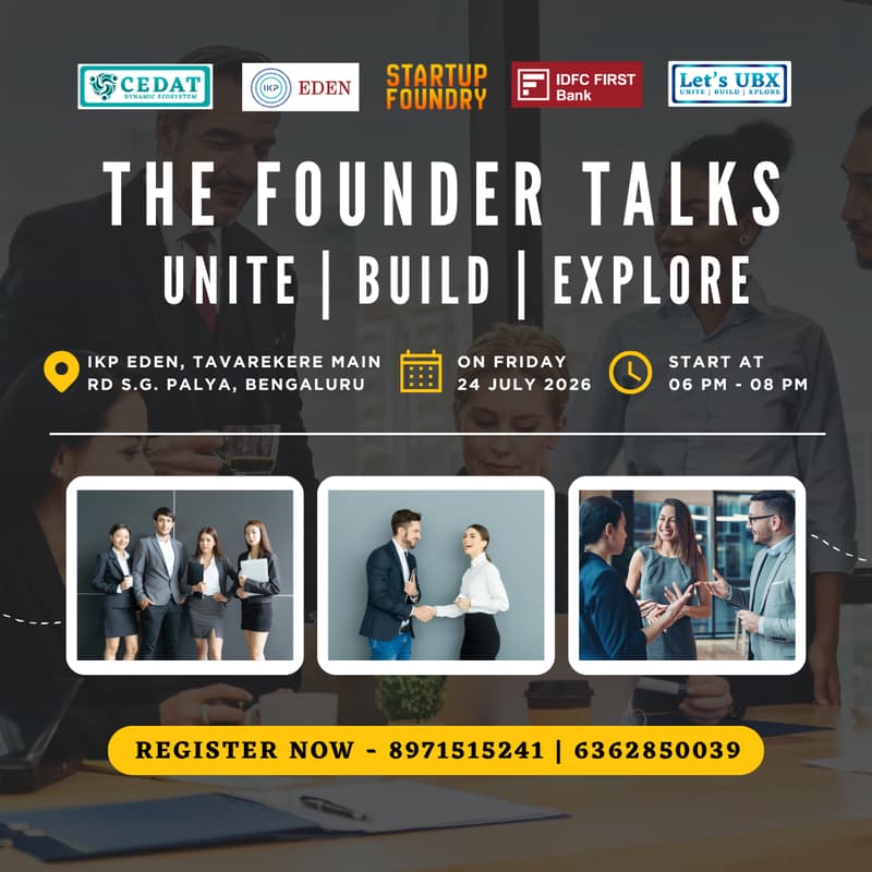 Cover Image for The Founder Talks - Unite | Build | Explore