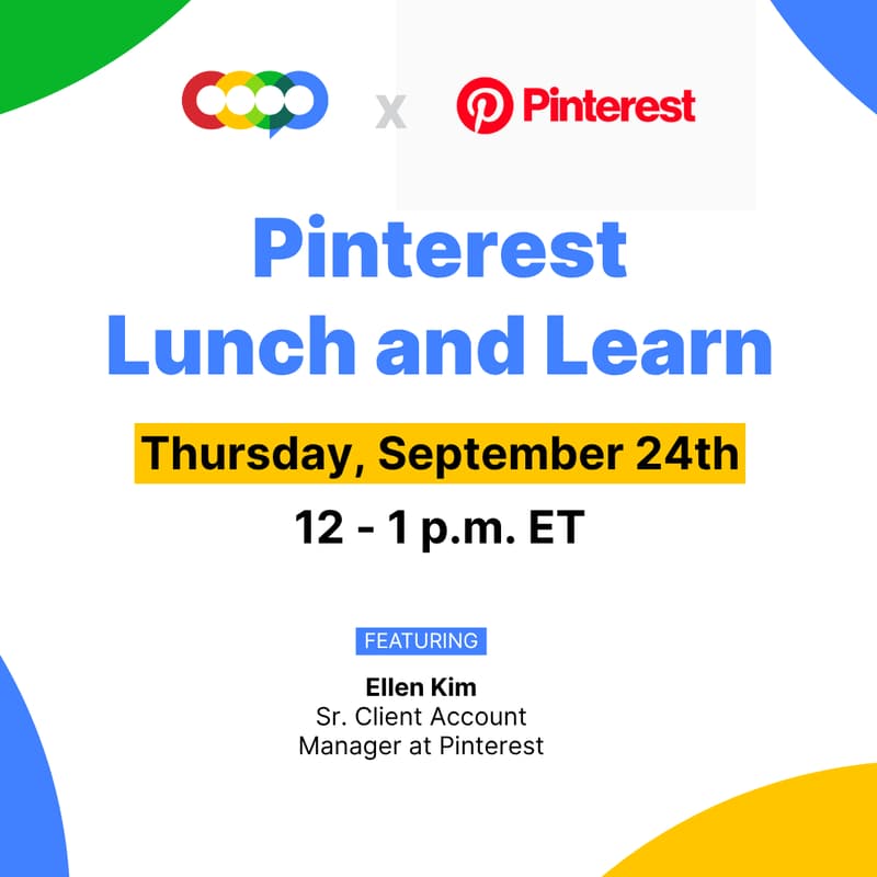 Cover Image for Pinterest Lunch and Learn with Ellen Kim